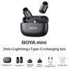 „Boya“ belaidis mikrofonas „mini-12 Lightning“/USB-C, juodas | „Boya“