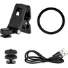 LED Lempa - D-Fruit DF622 Magnetinė USB-C LED Lempa, 3 Spalvų Temperatūros, 5 Ryškumo Lygiai, 360° Pasukimas, Pilka