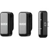 Rode belaidis mikrofonas Wireless Micro USB-C, juodas