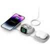 Belaidis magnetinis įkroviklis MagSafe 15W 3in1 iPhone + Apple Watch + AirPods Tech-Protect QI15W-A32 pilkos spalvos