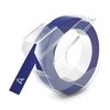 Juostelė DYMO, 9x3mm, plastikinė Balta/Mėlyna
