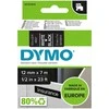 Dymo label spausdintuvas tape D1 12mmx7m, baltas/juodas