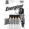 Energizer AAA baterijos, 4 vnt. pakuotė
