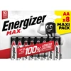AA Baterijos - Energizer Max LR6, 8 Vnt.