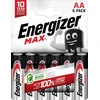 Energizer MAX - Pieštukas AA/4 2 free