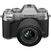Sisteminis fotoaparatas FUJIFILM X-T50/XC15-45mmF3.5-5.6 OIS PZ Sidabrinis (Sidabrinis)