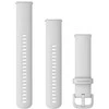 Garmin Quick Release 20 mm laikrodžio dirželis (Silikoninis baltas)