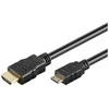 „Goobay 74082“, 1,5 m, HDMI A tipo (standartinis), HDMI C tipo (mini), 3D, 18 Gbit/s, Juodas