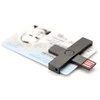 Kilimėlis +ID intelektualiųjų kortelių skaitytuvas USB lizdinė plokštelė, juoda