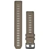 Išmaniojo laikrodžio Garmin Instinct 2 dirželis, Rudos spalvos, 22mm