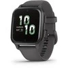 Išmanusis laikrodis Garmin Venu® Sq 2 Skalūnų spalvos aliuminio apvadas su šešėlio pilkos spalvos korpusu ir silikoniniu dirželiu