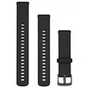 „Garmin“ greito atlaisvinimo apyrankės (18 mm), juodo silikono, skalūno spalvos detalės