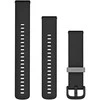 Greitai atsegamas Quick Release Garmin laikrodžio dirželis, 20 mm, Juodas