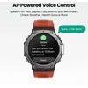 Išmanusis laikrodis Amazfit T-Rex 3, Nerudijančio plieno korpusas su pilkos spalvos silikoniniu dirželiu