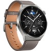 Išmanusis laikrodis Huawei Watch GT 3 Pro Titanium (46mm), Titano spalvos korpusas su pilkos spalvos odiniu dirželiu