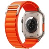 Išmaniojo laikrodžio Apple 4/5/6/7/8/ULTRA/SE dirželis, Oranžinės spalvos, 42/44/45/49mm