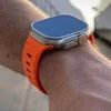 Išmanusis laikrodis Tech-Protect Dirželis do APPLE WATCH 4 / 5 / 6 / 7 / 8 / SE (38 / 40 / 41 MM) Tech-Protect Iconband Line oranžinė