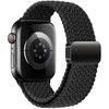 Apyrankė Apple Watch 4 / 5 / 6 / 7 / 8 / 9 / SE / Ultra 1 / 2 (42 / 44 / 45 / 49 mm) Tech-Protect Nylonmag juodos spalvos