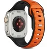 Tech-Protect watch strap IconBand Line Apple Watch 44/45/46/49mm, juodas/oranžinis