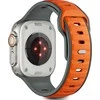Tech-Protect watch strap IconBand Line Apple Watch 44/45/46/49mm, pilkas/oranžinis