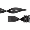 Išmanusis laikrodis Tech-Protect laikrodžio dirželis Smooth Garmin fenix 5/6/6 Pro 22mm, juodas