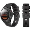Išmanusis laikrodis Tech-Protect laikrodžio dirželis Smooth Garmin fenix 5/6/6 Pro 22mm, juodas