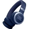 JBL Live 670NC mėlynos ausinės su 45 laipsnių kampo rakursu
