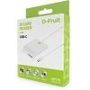 Kilimėlis D-Fruit ID card reader USB-C DF175, baltas