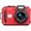 Kodak WPZ2 waterproof set raudona (karta 16GB + dodatkowa baterija)