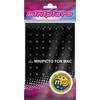 Klaviatūra Kolm Lovi Minipicto Minipikto klaviatūros lipdukas EST KB-MAC-EE01-BLK, juoda/balta