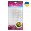 Kolm Lovi Minipicto klaviatūra stickers UKR, transparent/matte (KB-UNICLR-UKR-WHTMATT)