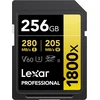 Lexar atminties kortelė SDXC 256GB Professional 1800x UHS-II U3 V60