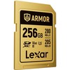 Atminties kortelė Lexar 256GB SDXC ARMOR Gold UHS-II U3, Stainless Steel, IP68 (280/210 MB/s)