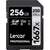 Lexar atminties kortelė SDXC 256GB Professional 1667x UHS-II U3 V60