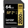 Lexar atminties kortelė SDXC 64GB Professional 2000x UHS-II U3 V90