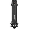 Trikojis stovas - Manfrotto 645 Alu Fast Twin 504X skysčio galva aliuminio