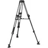 Trikojis stovas - Manfrotto 645 Alu Fast Twin 504X skysčio galva aliuminio