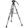 Dalys - Manfrotto Twin Carbon 504X Anglies Pluošto Šakė ir Galva