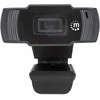 Intracom MANHATTAN 1080p USB internetinė kamera Dviejų megapikselių 1080p Full HD USB-A kištukas Integruotas mikrofonas Reguliuojamas spaustuko pagrindas 30 kadrų per sekundę Juodas