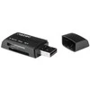 Natec memory card reader Mini ANT 3, juodas