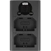 Dviejų kanalų įkroviklis Newell DL-USB-C NP-FZ100