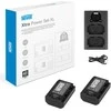 Dviejų kanalų įkroviklio rinkinys ir dvi NP-FZ100 baterijos Newell DL-USB-C, skirtos Sony