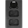 Dviejų kanalų įkroviklis Newell DL-USB-C skirtas NP-FW50 baterijai