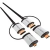 Omega laidas + adapteriai HDMI 1.5m (43865)