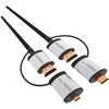 Omega laidas + adapteriai HDMI 1.5m (43865)
