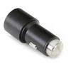 Omega automobilinis įkroviklis 2xUSB 2100mA metalinis, juodas (43342)
