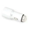 Omega automobilinis įkroviklis 2xUSB 2100mA Metalas, sidabras (43344)