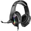 Ausinės Omega Laisvų rankų įranga VARR GAMING VH8050 su mikrofonu (RGB 3,5mm) juoda