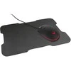 Omega Pelė VARR Gaming su laidu + kilimėlis (295x210x2mm) juodos spalvos