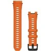 Kepurė „Garmin“ 22 mm laikrodžių apyrankės (Instinct 3–45 mm), „Ember“ oranžinės silikoninės